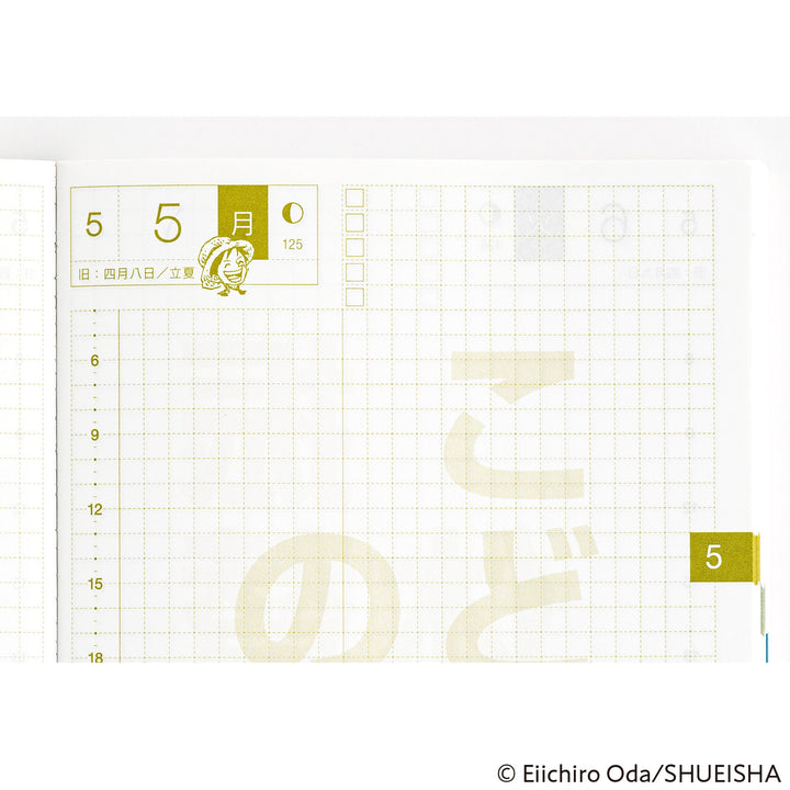 Hobonichi Techo 2025 A6 Planner | One Piece Edition | Book Only | Japanese