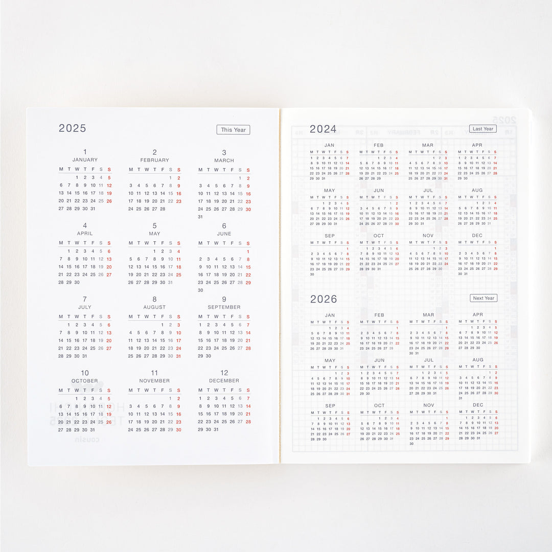 Hobonichi Techo 2025 A5 Cousin Planner | Book Only | English