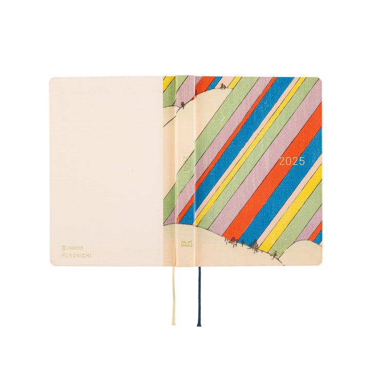 Hobonichi Techo 2025 A6 HON Planner | Unsodo: Bijutsukai (Rainbow) | English