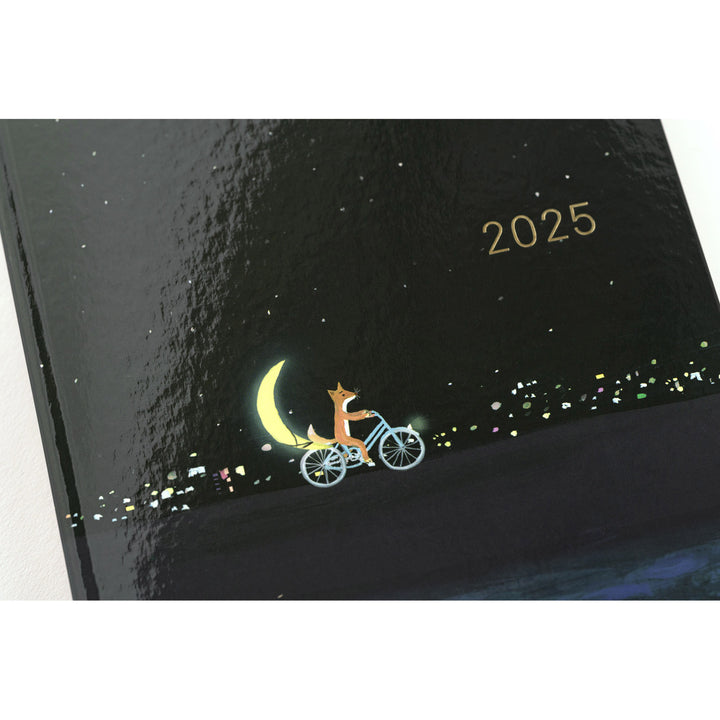 Hobonichi Techo 2025 A5 HON Planner | Hiroko Kubota: Crescent Moon Delivery | English