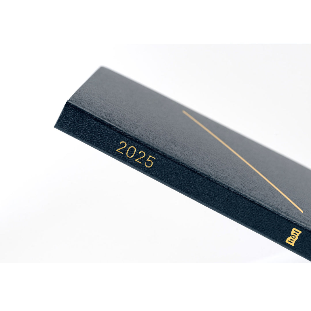 Hobonichi Techo 2025 A6 HON Planner | Slash Navy | English