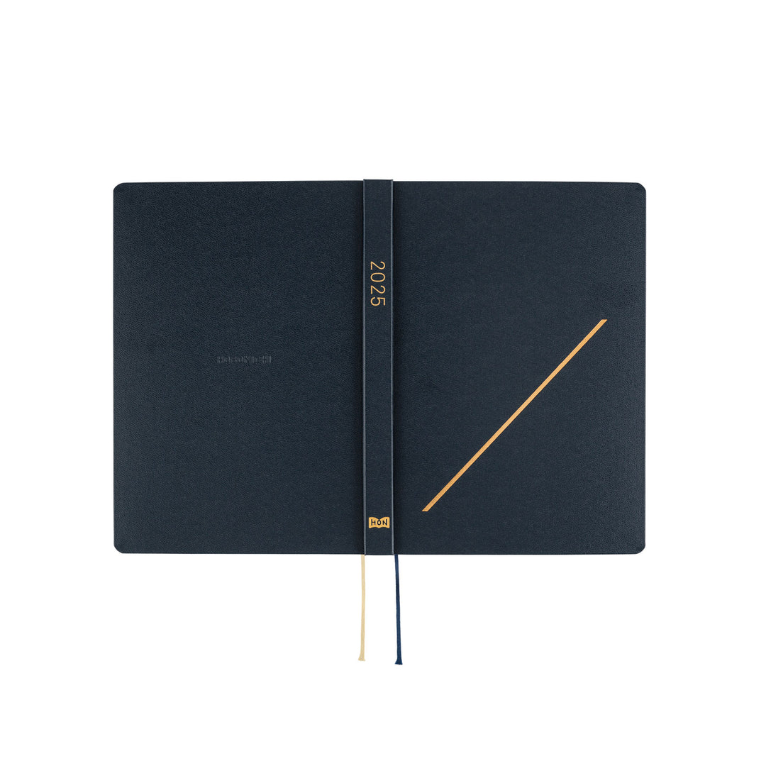 Hobonichi Techo 2025 A5 HON Planner | Slash Navy | English