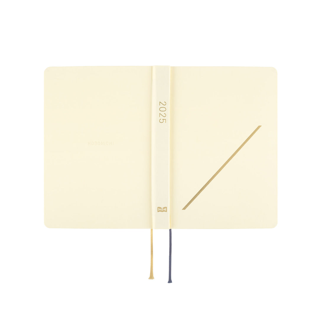 Hobonichi Techo 2025 A6 HON Planner | Slash Ivory | English