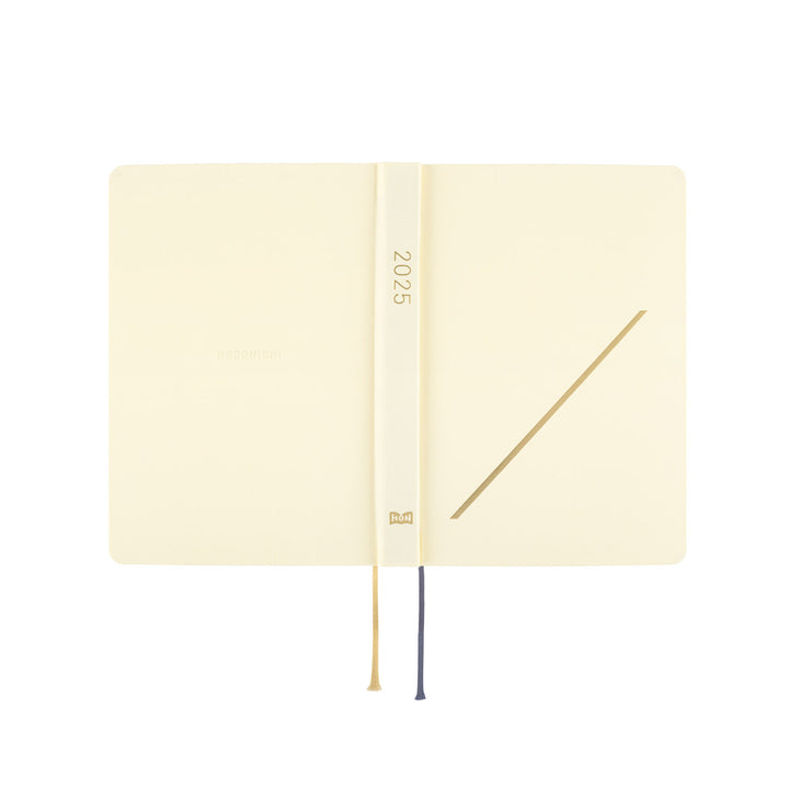 Hobonichi Techo 2025 A6 HON Planner | Slash Ivory | English