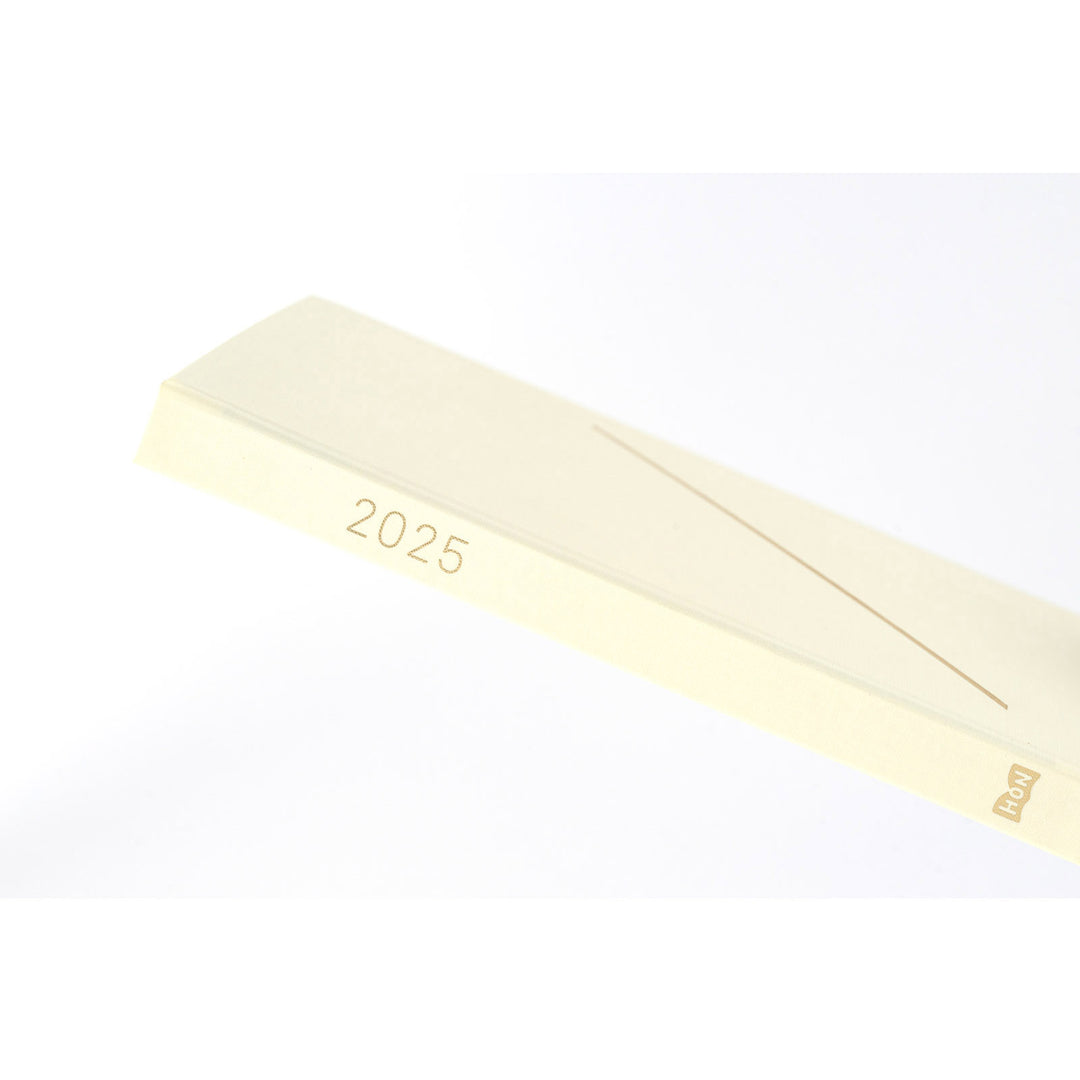 Hobonichi Techo 2025 A5 HON Planner | Slash Ivory | English