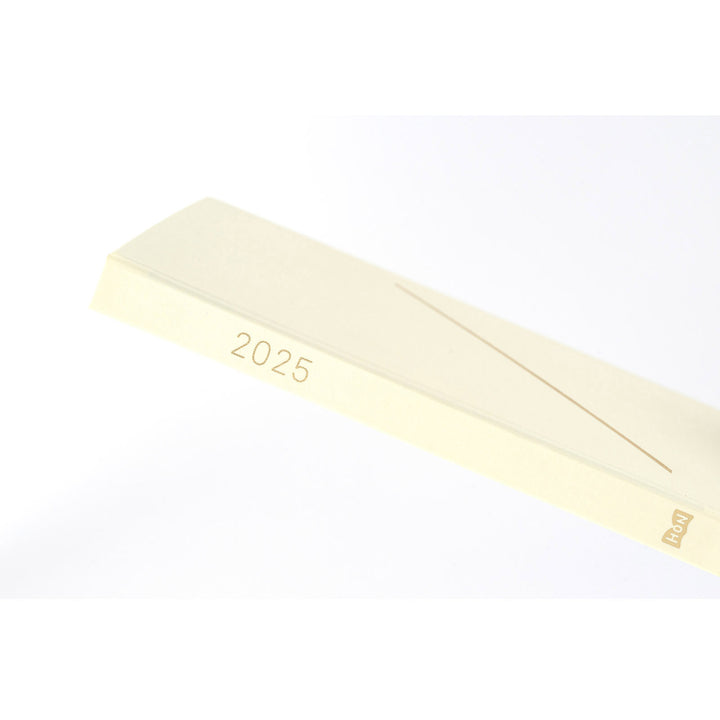 Hobonichi Techo 2025 A5 HON Planner | Slash Ivory | English