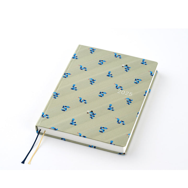 Hobonichi Techo 2025 A6 HON Planner | Bow & Tie: Snake Toy | English