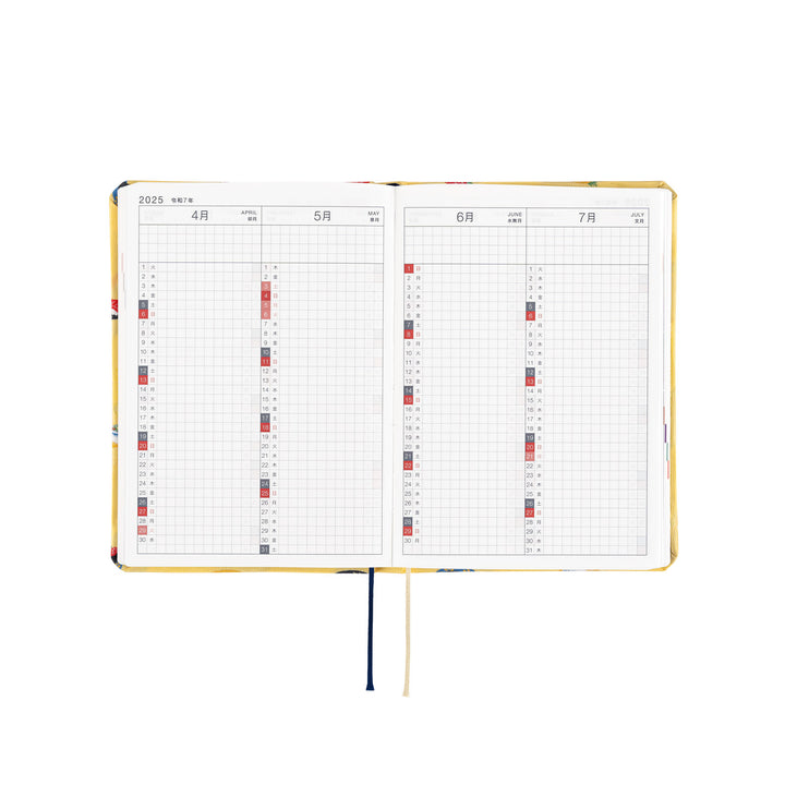 Hobonichi Techo 2025 A6 HON Planner | Bow & Tie: Sushi | English