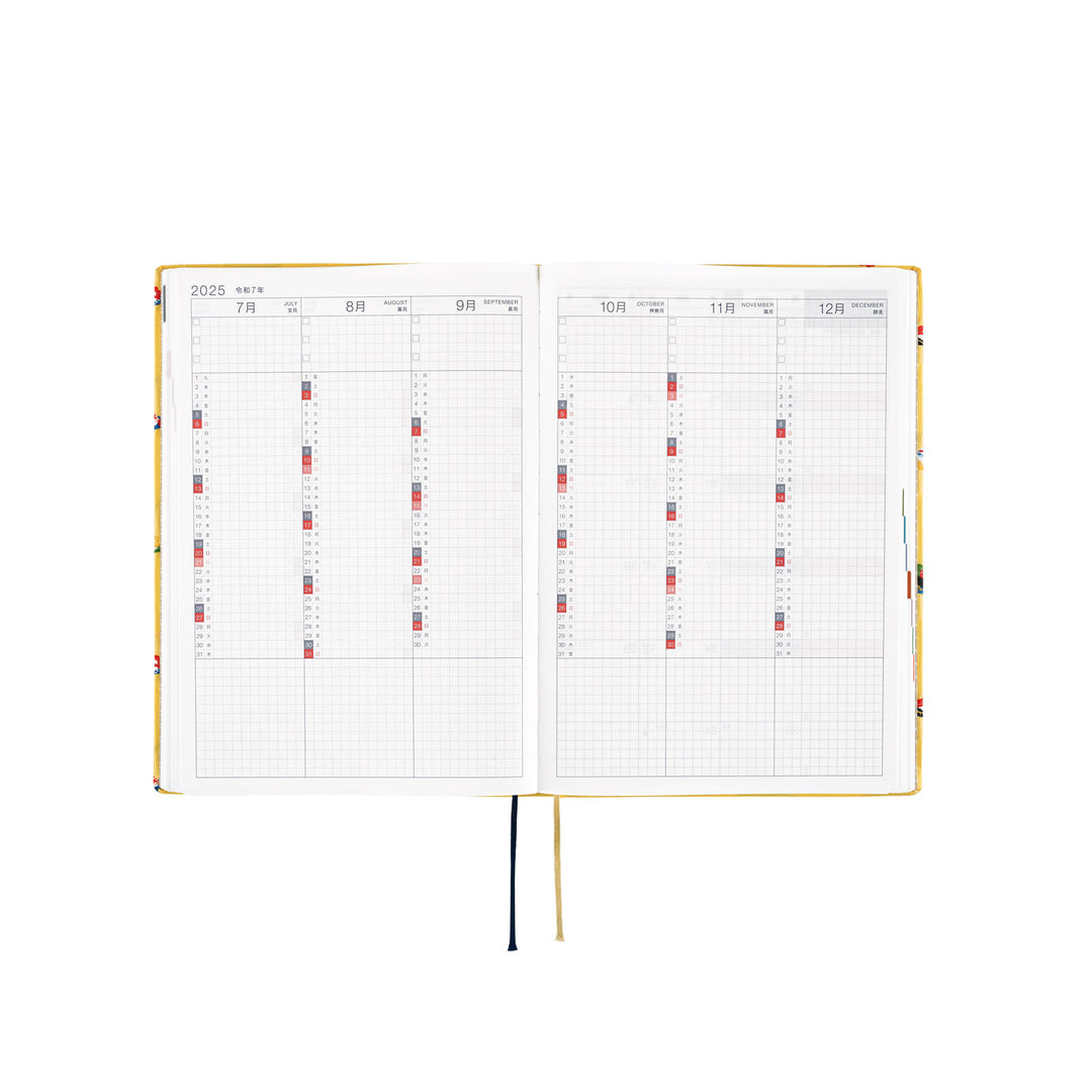 Hobonichi Techo 2025 A5 HON Planner | Bow & Tie: Sushi | English