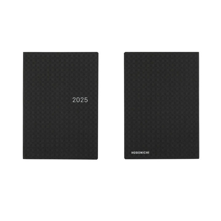 Hobonichi Techo 2025 A6 HON Planner | Paper Series: Black Gingham | English