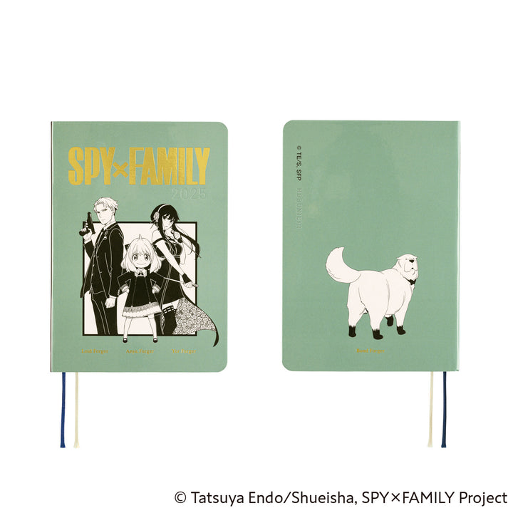 Hobonichi Techo 2025 A6 HON Planner | SPY x FAMILY: Forger Family | English