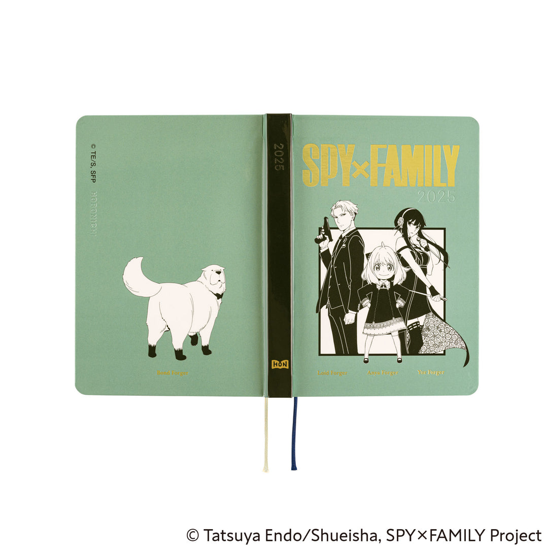 Hobonichi Techo 2025 A6 HON Planner | SPY x FAMILY: Forger Family | English