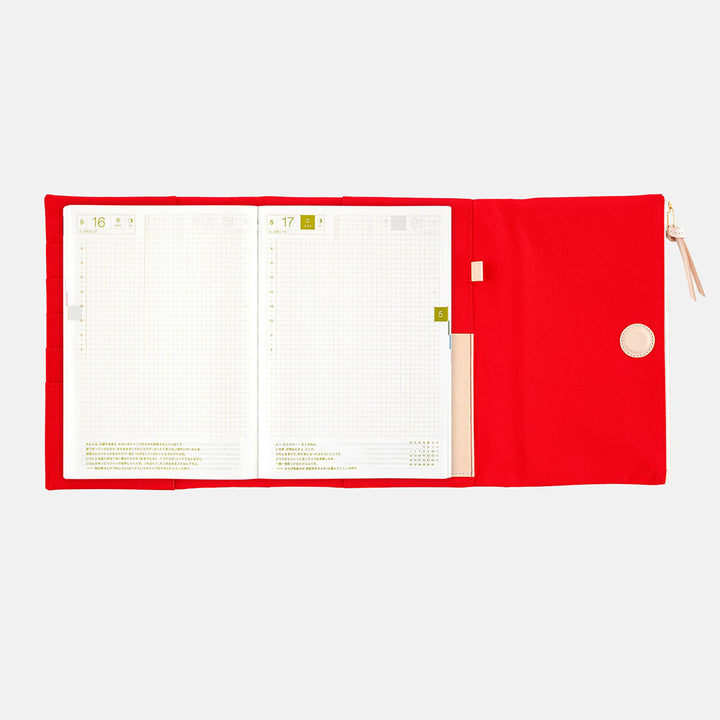 Hobonichi Techo A5 Cousin Cover | Tragen (Red)