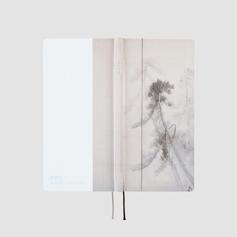 Hobonichi Techo 2025 APRIL Starts Weeks Planner | Tokyo National Museum: Hasegawa Tohaku - Pine Forest  | Japanese