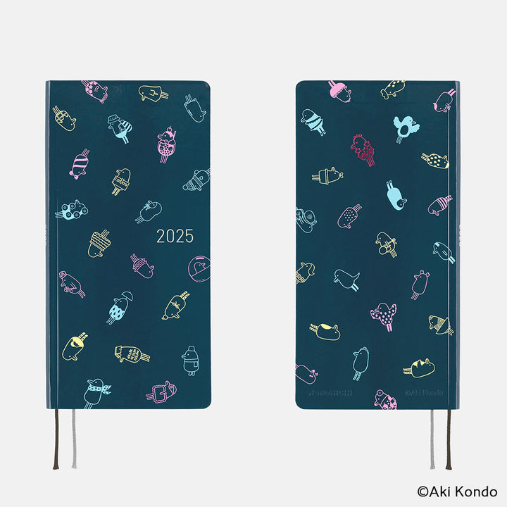 Hobonichi Techo 2025 APRIL Starts Weeks Planner | Hobotoridori: Sparkling Hobotoridori  | Japanese