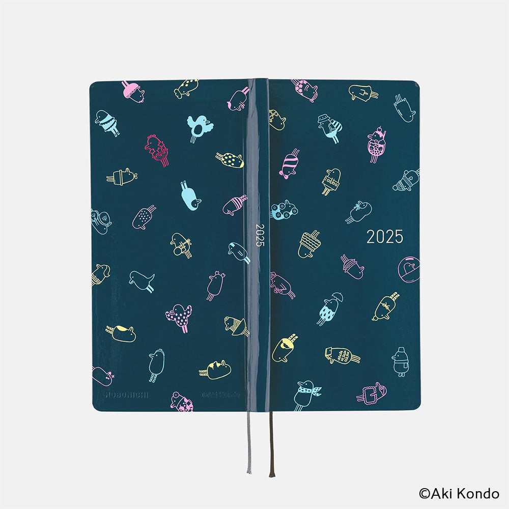 Hobonichi Techo 2025 APRIL Starts Weeks Planner | Hobotoridori: Sparkling Hobotoridori  | Japanese