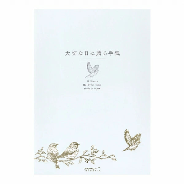 Precious Day Bird Letter Pad