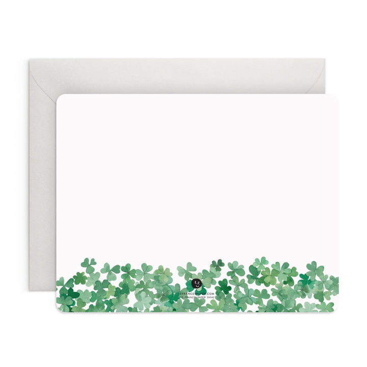 Shamrock Clover | 8 Flat Card Set