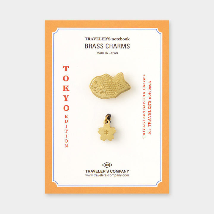 TRAVELER'S notebook Brass Charm TOKYO | Limited Edition