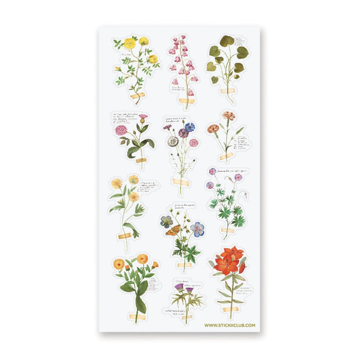 Mementos of Spring Sticker Sheet