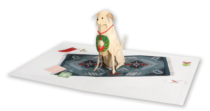 Christmas Dog | Pop Up Greeting Card