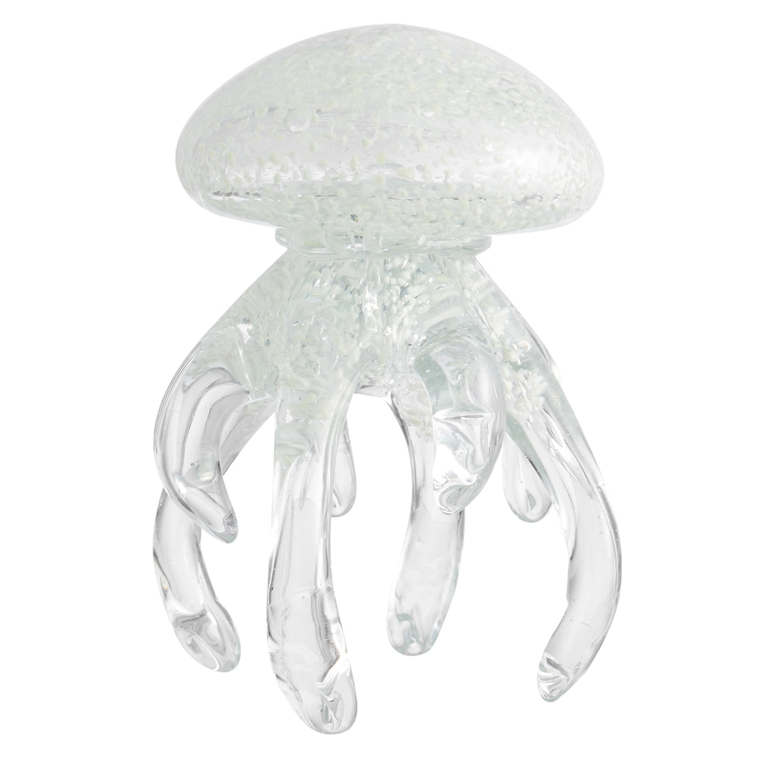 Lorelei Glow-in-The-Dark Nautical Glass Tabletop Sculpture