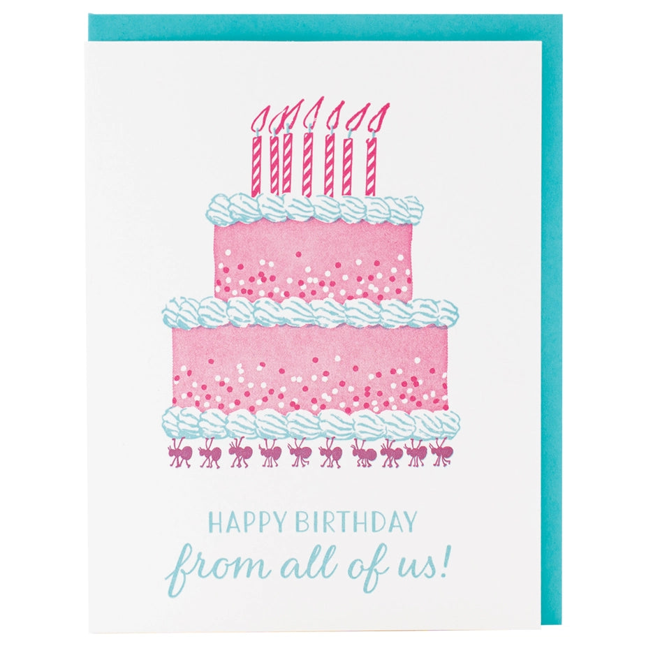 Ants Birthday | Greeting Card – The Paper Mouse