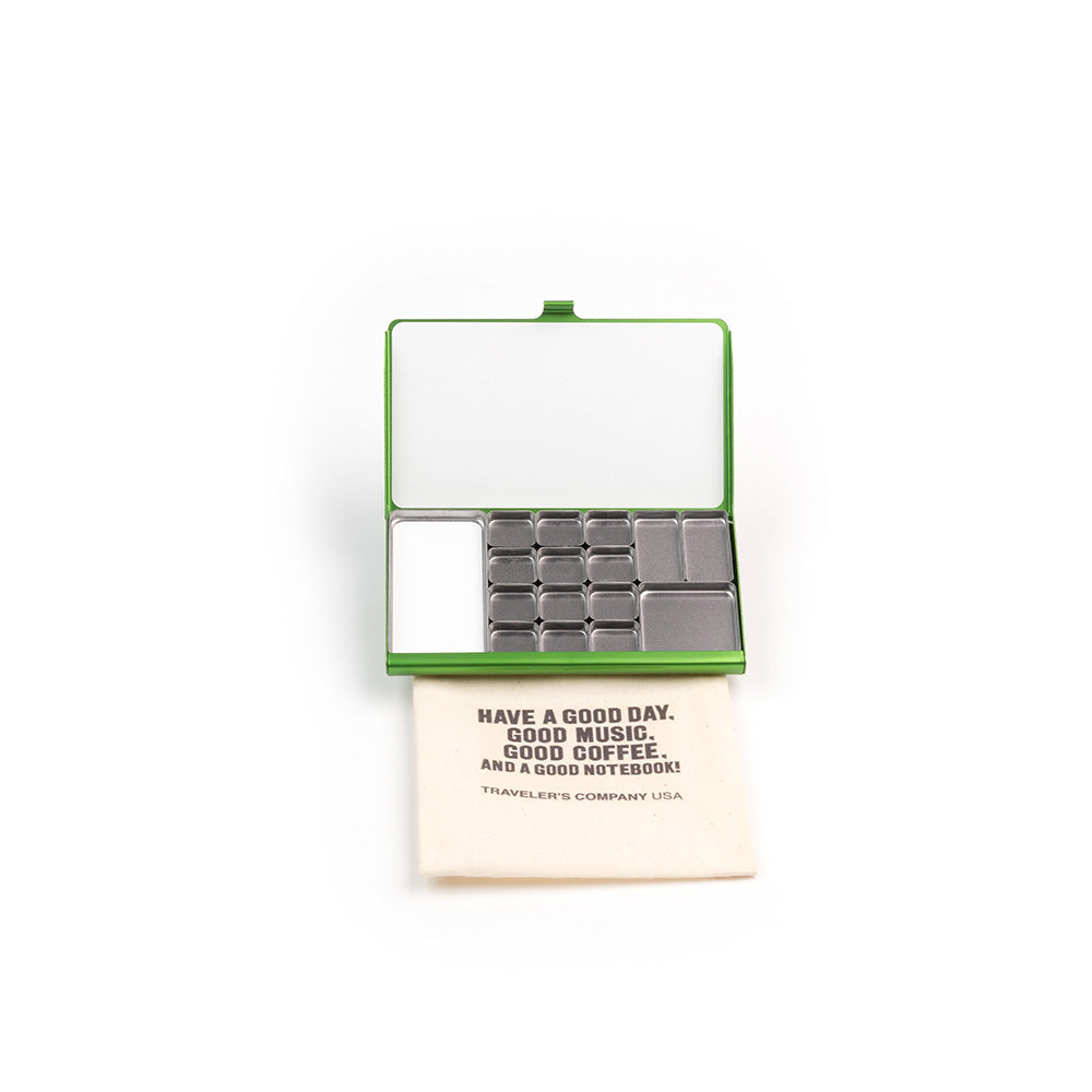 TRAVEL & SKETCH Green Pocket Palette | TRC USA x Art Toolkit | Limited Edition