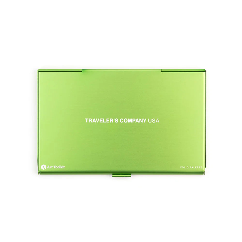 TRAVEL & SKETCH Green Folio Palette | TRC USA x Art Toolkit  | Limited Edition
