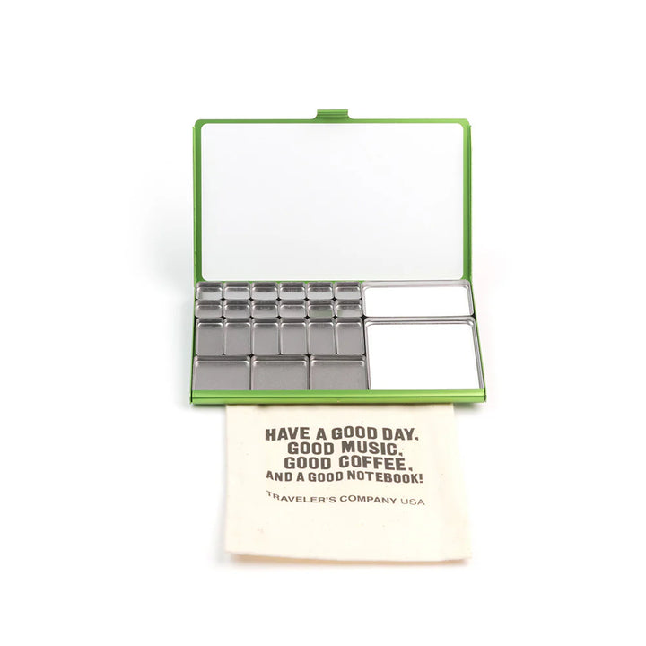 TRAVEL & SKETCH Green Folio Palette | TRC USA x Art Toolkit  | Limited Edition