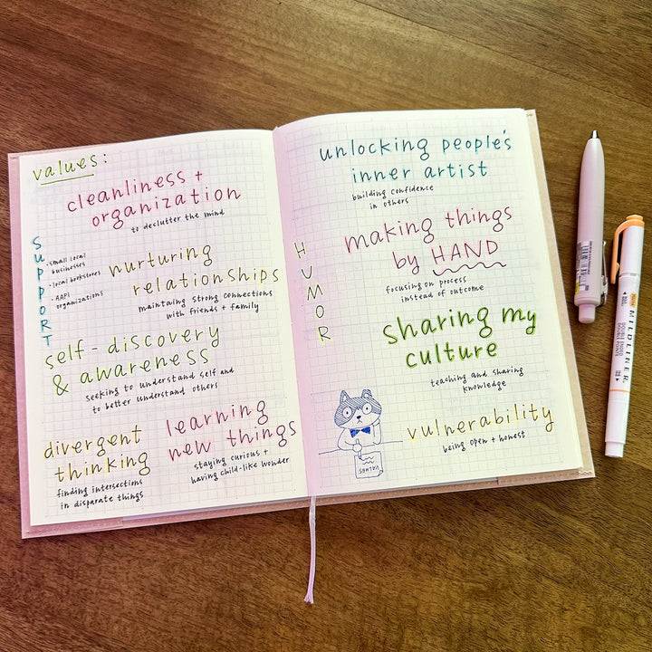 Mindful Bullet Journaling + Illustration Techniques