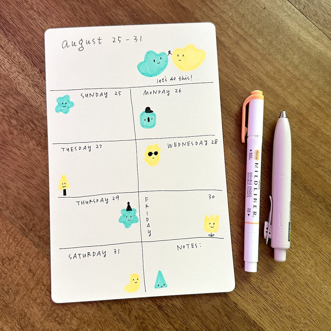 Mindful Bullet Journaling + Illustration Techniques