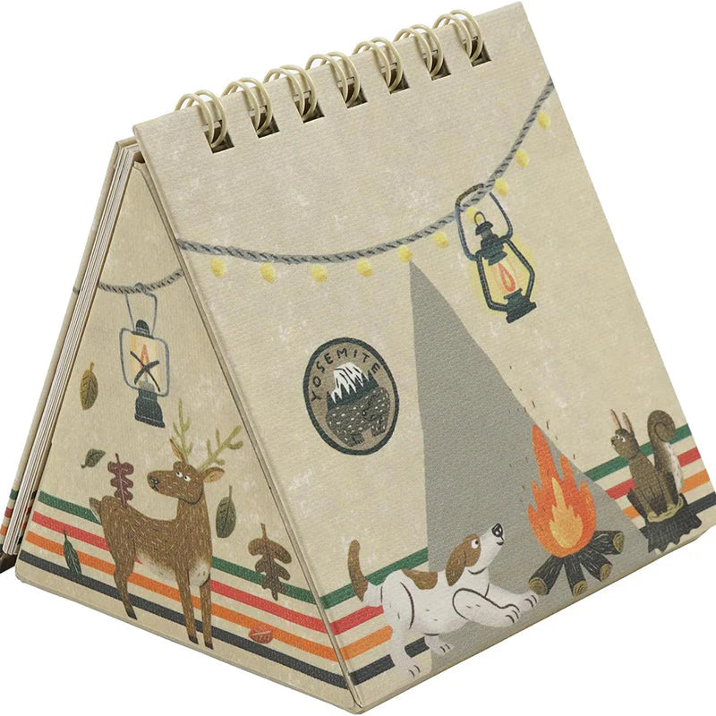 2025 Mini Desk Calendar | Tent Bear