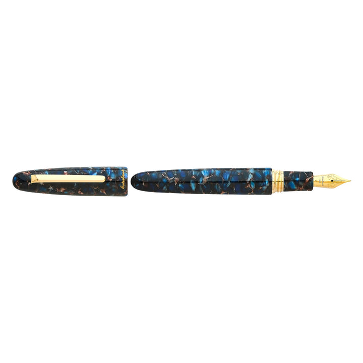 Estie Gold Trim Fountain Pen | Nouveau Blue