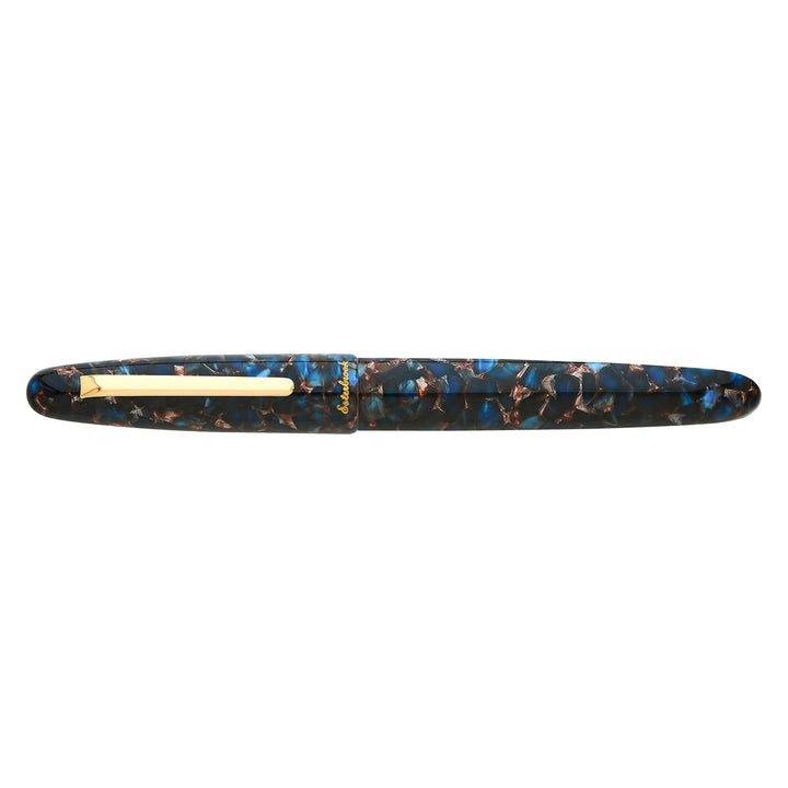 Estie Gold Trim Fountain Pen | Nouveau Blue