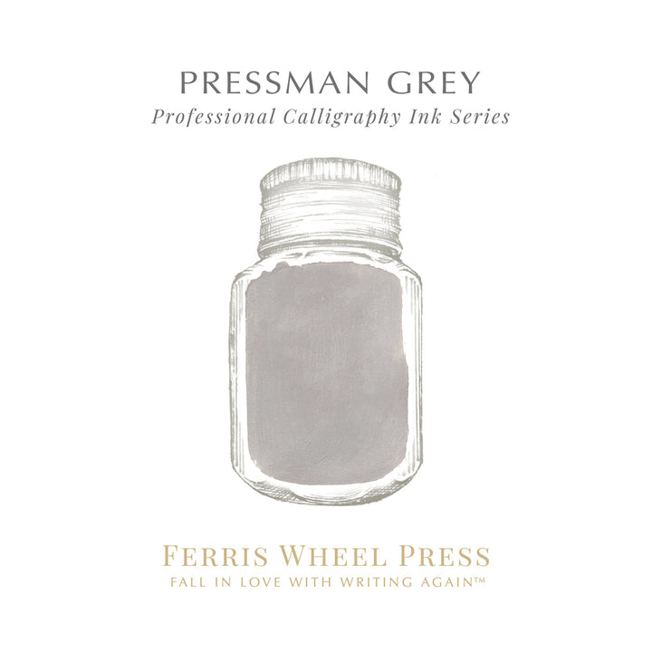 Pressman Grey | Calligraphy Ink