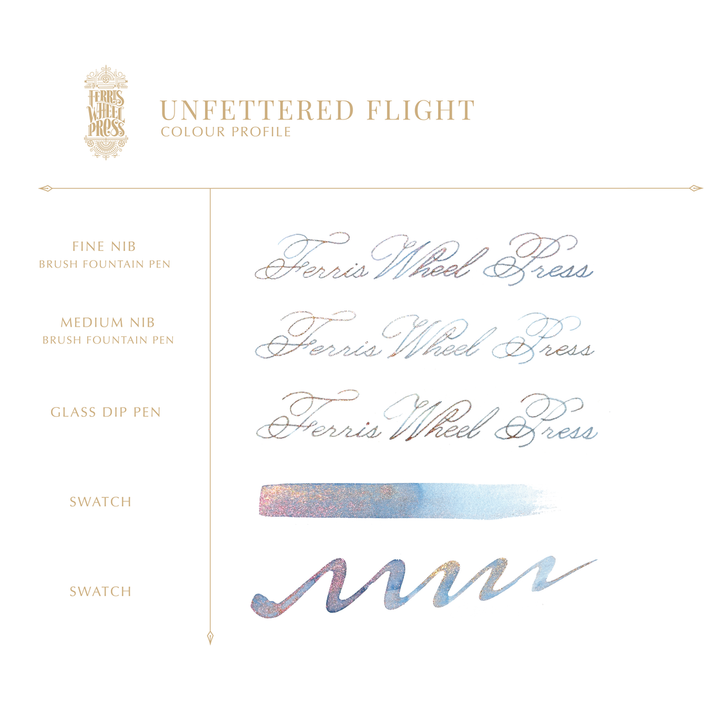 Unfettered Flight | Fountain Pen Ink | FerriTales | The Wild Swans
