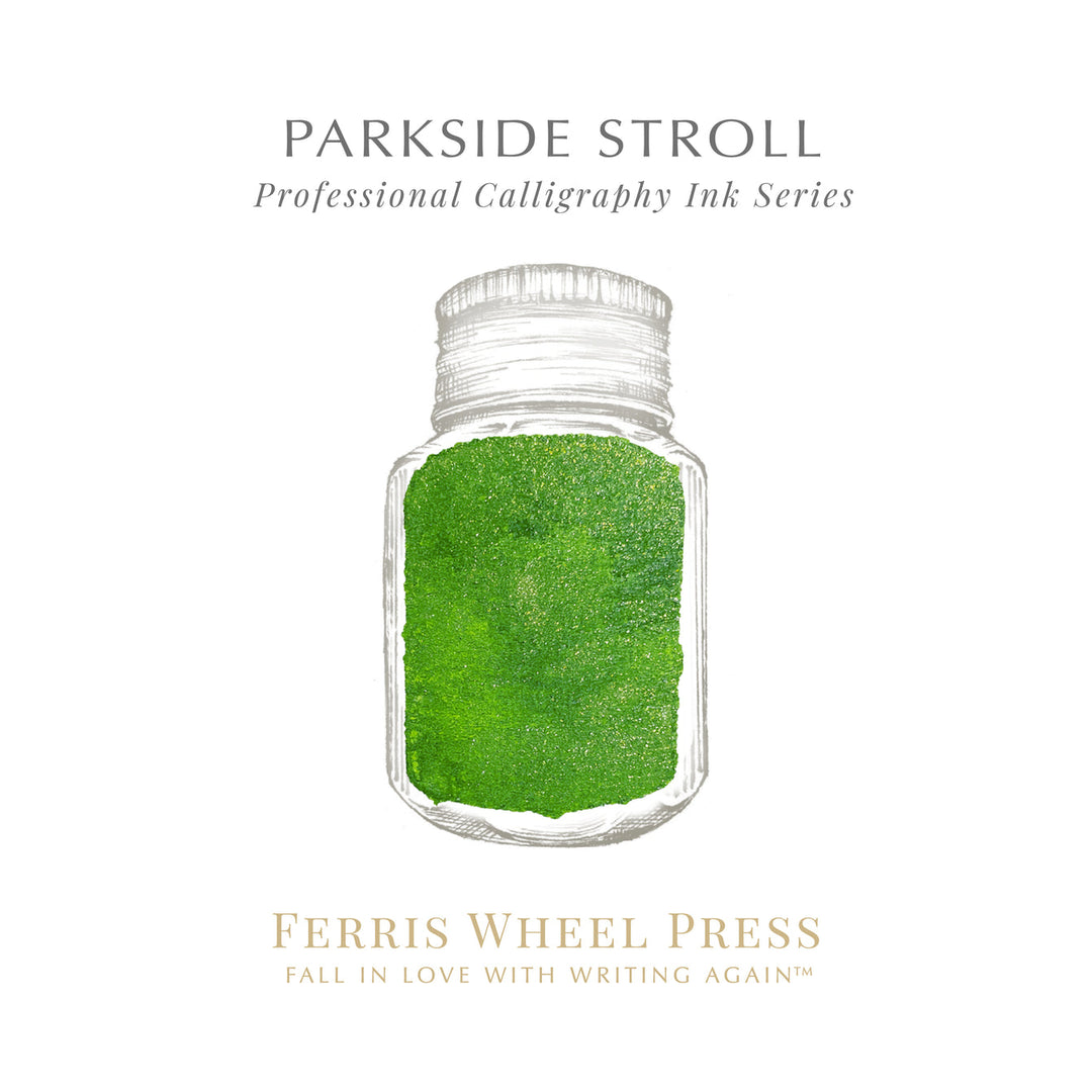 Parkside Stroll | Calligraphy Ink