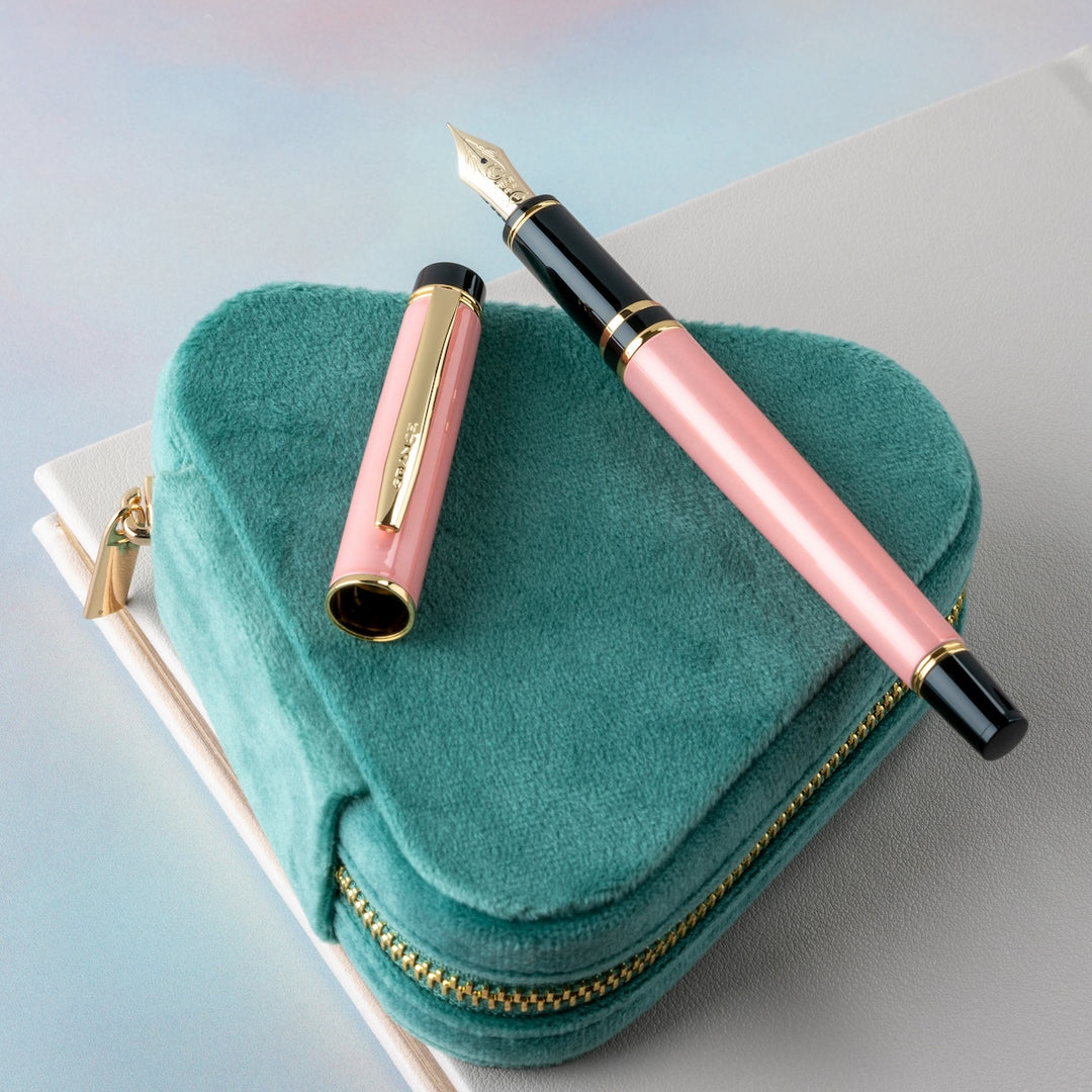 Grance Fountain Pen | Pink | 14k Gold Nib