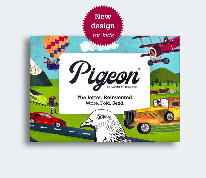 Hop on Board Pigeons Folded Origami Lettering Set