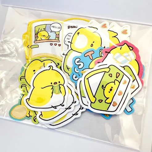 Yellow Chick Sticker Set