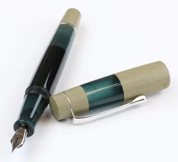 Teal and Beige Koloro Fountain Pen