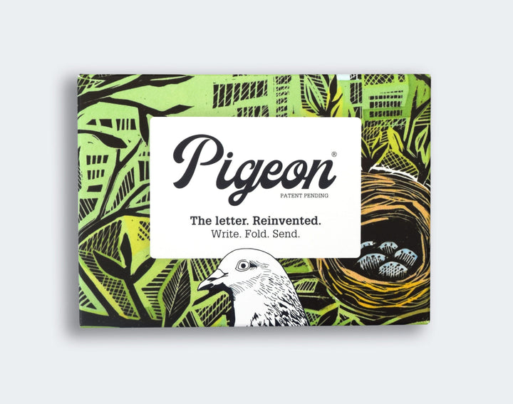 Wonderful Wild Pigeons Folded Origami Lettering Set