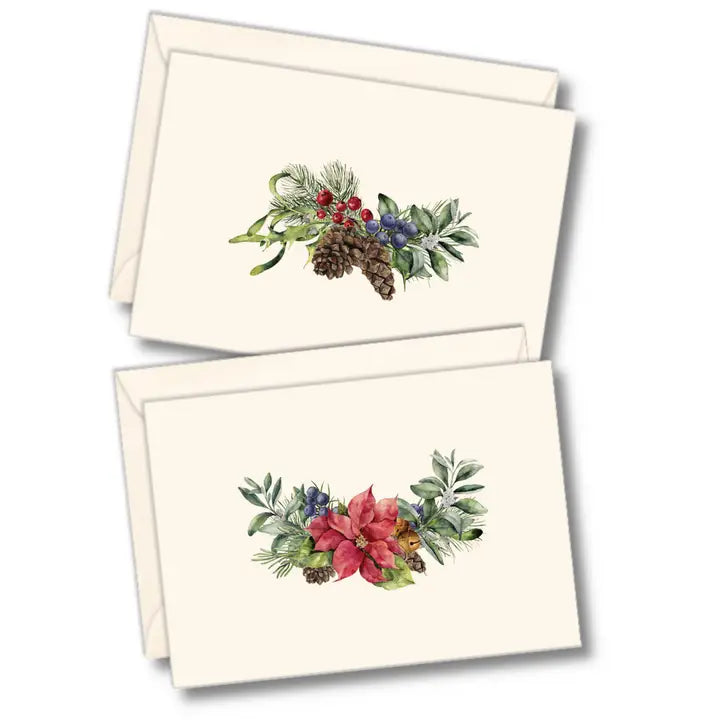 Holiday Greenery | 8 Card Set