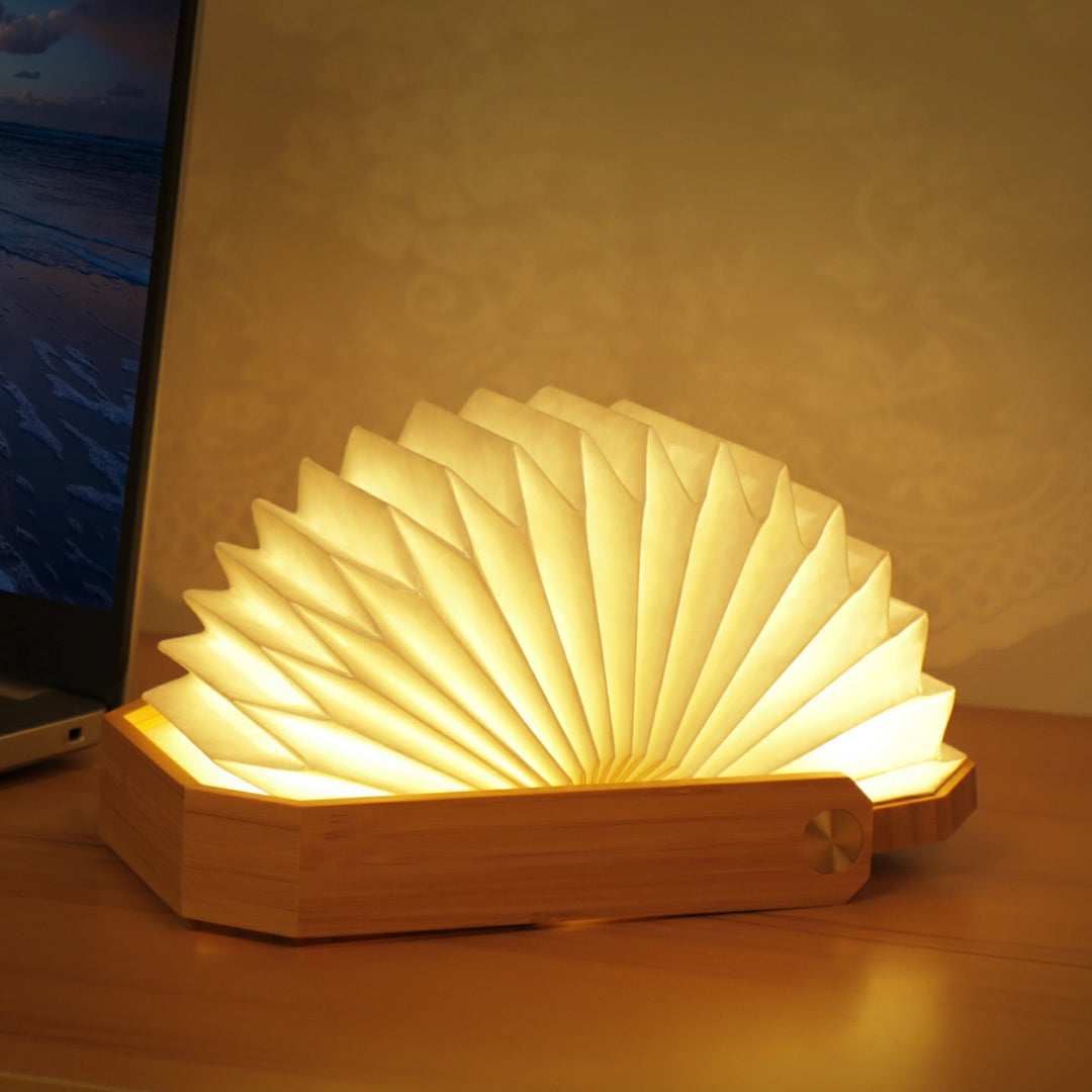 Smart Origami Lamp | Walnut