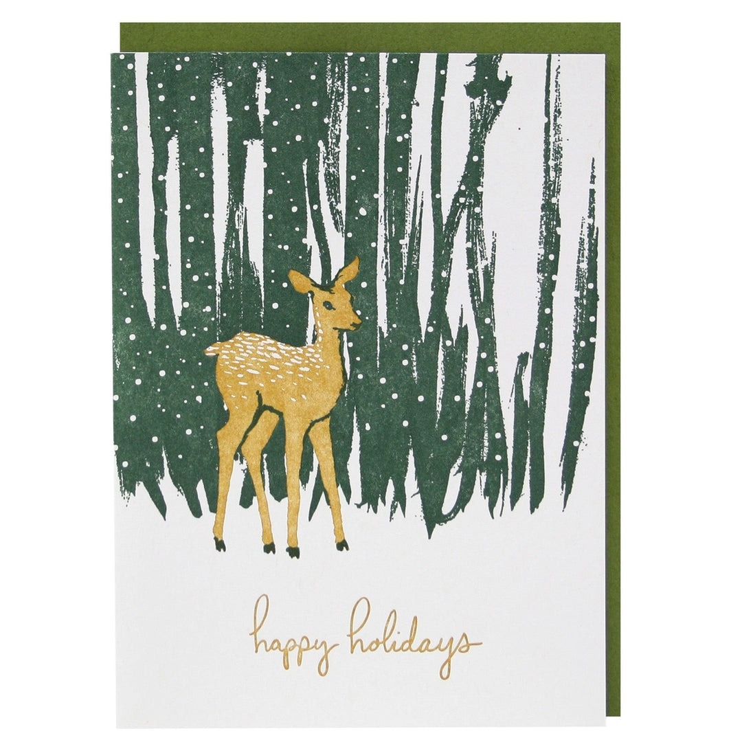 Winter Animals Greeting Card | Set of 10