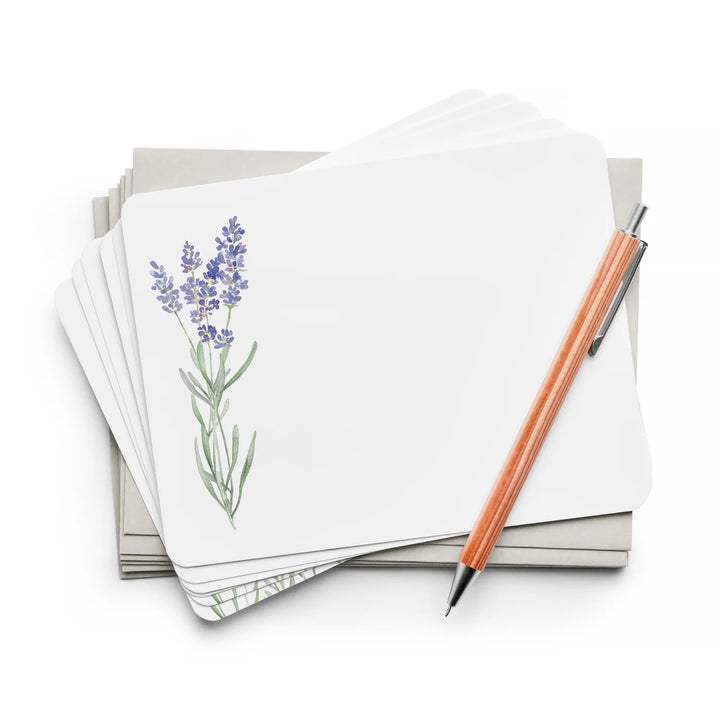 Lavender | 8 Flat Card Set