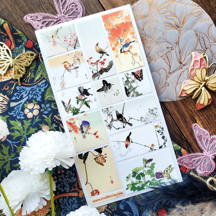 Japanese Nature Prints Sticker Sheet