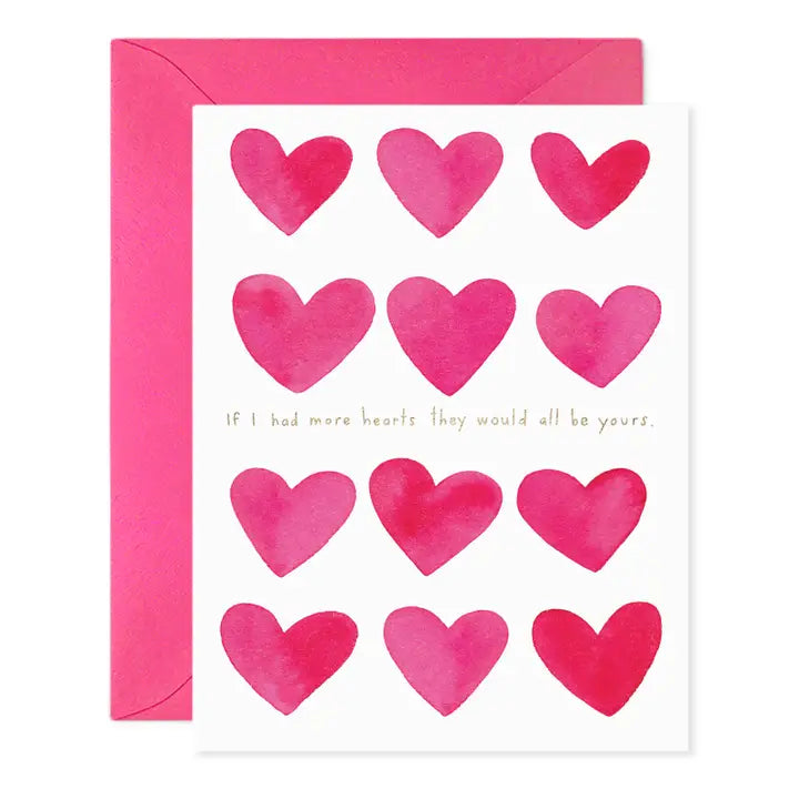 If I Had More Hearts | Greeting Card