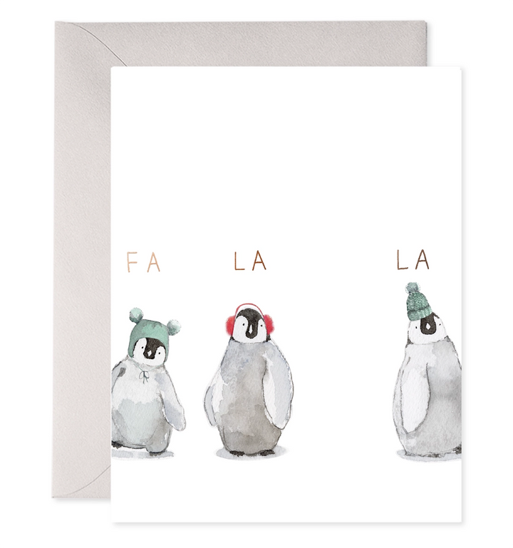 Cozy Penguins | Holiday Card